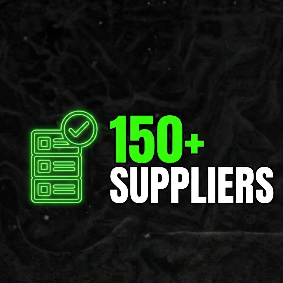 150+ Supplier List