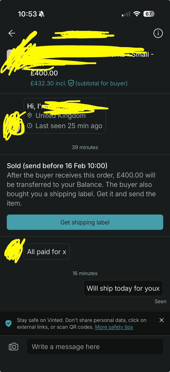 Customer Proof